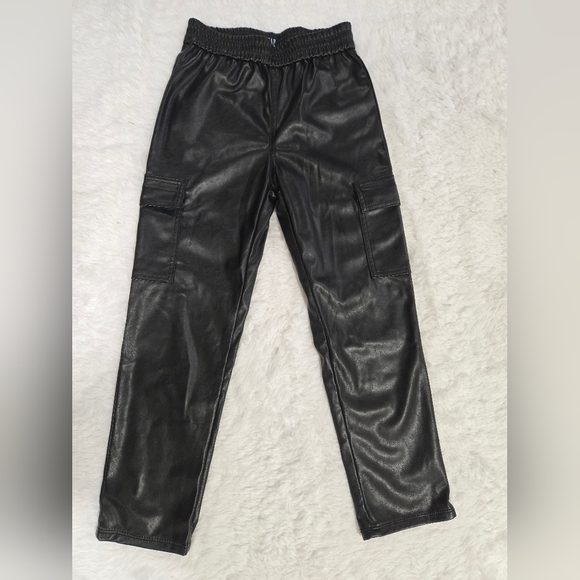 GAP Other - GAP CARGO Leather pants Girls L 10/11